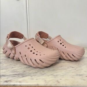 Crocs Pink Slip-On Clogs
